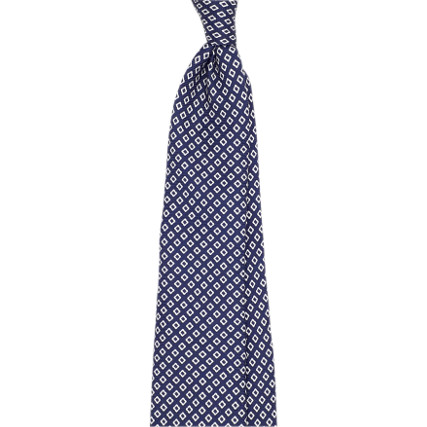 Cravate bleue navy en soie