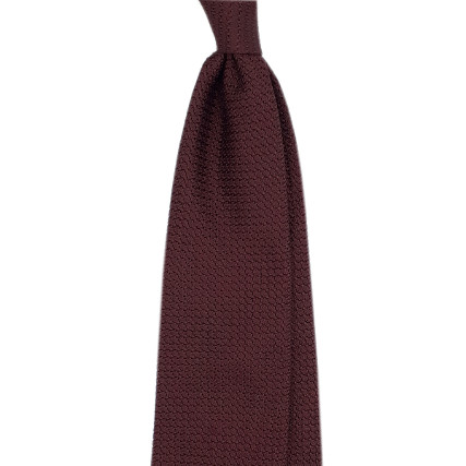 Burgundy grenadine tie