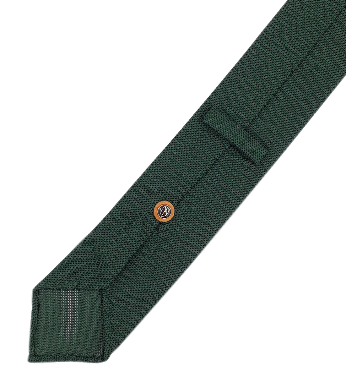 Dark green grenadine tie